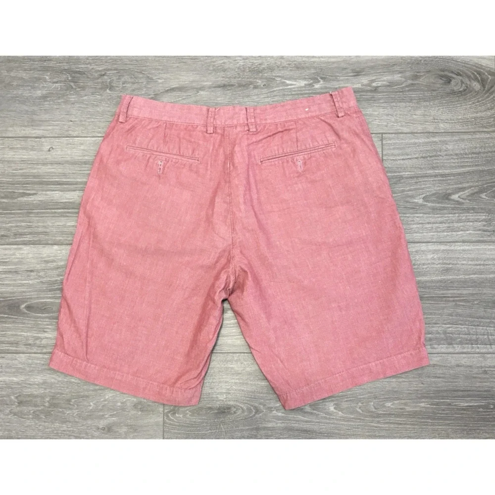 J.Crew Men's‎ Cotton Chino Shorts Casual Summer Preppy Resort Wear Red 33